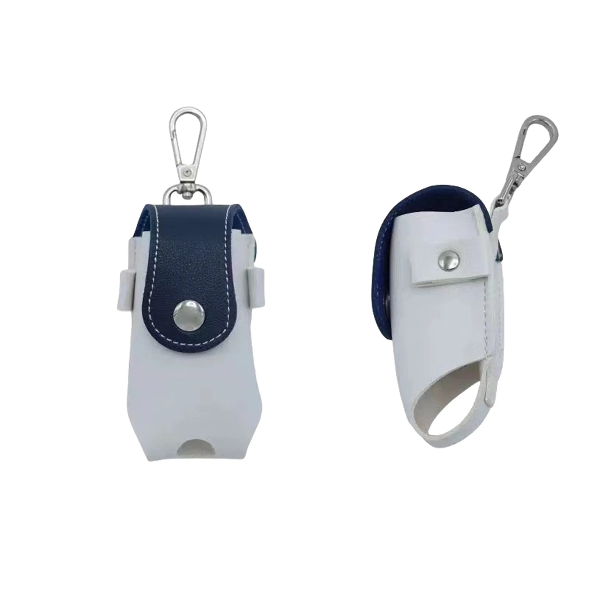 Portable Leather Golf Ball Pouch Waist Bag 3