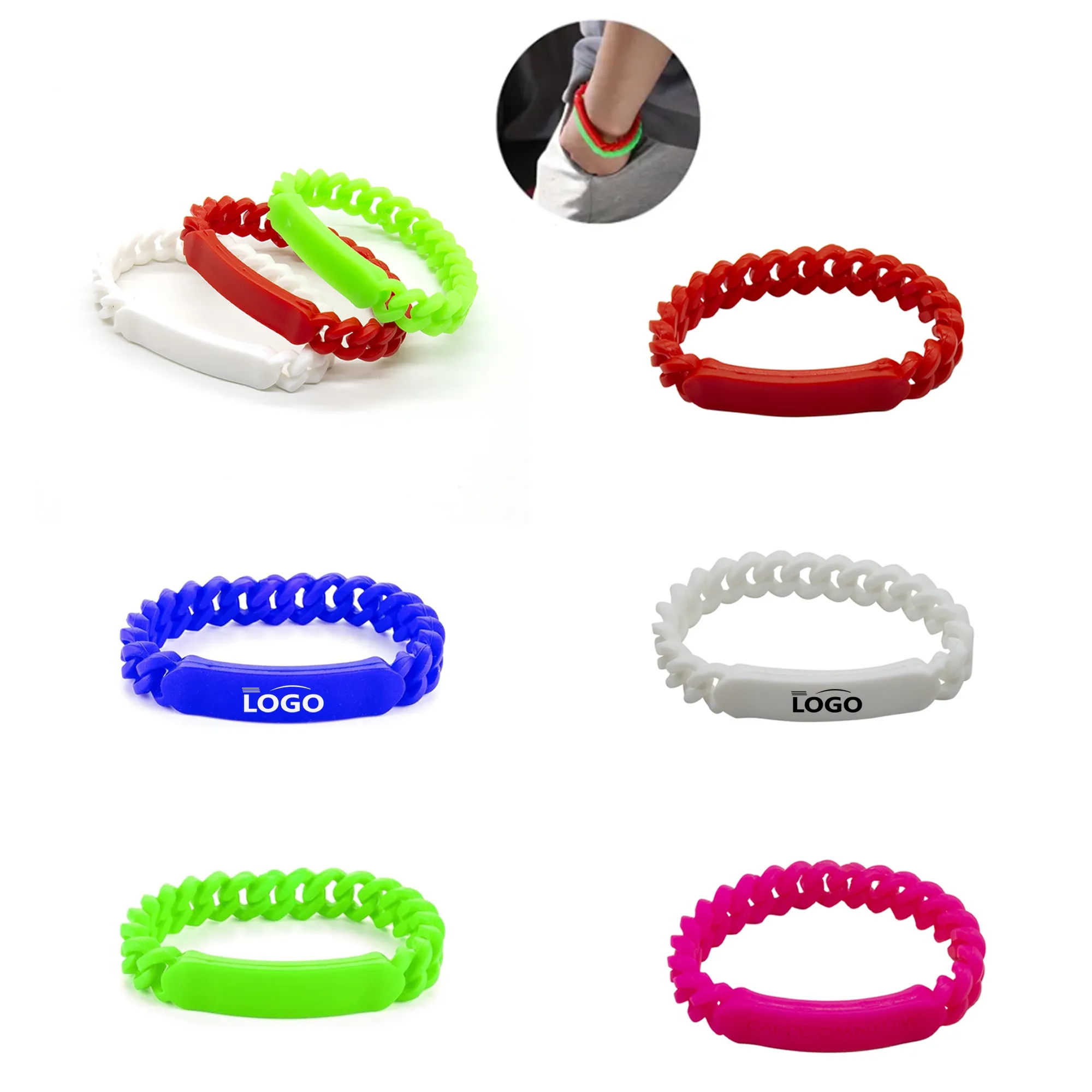 Silicone Chain Link Bracelet 4