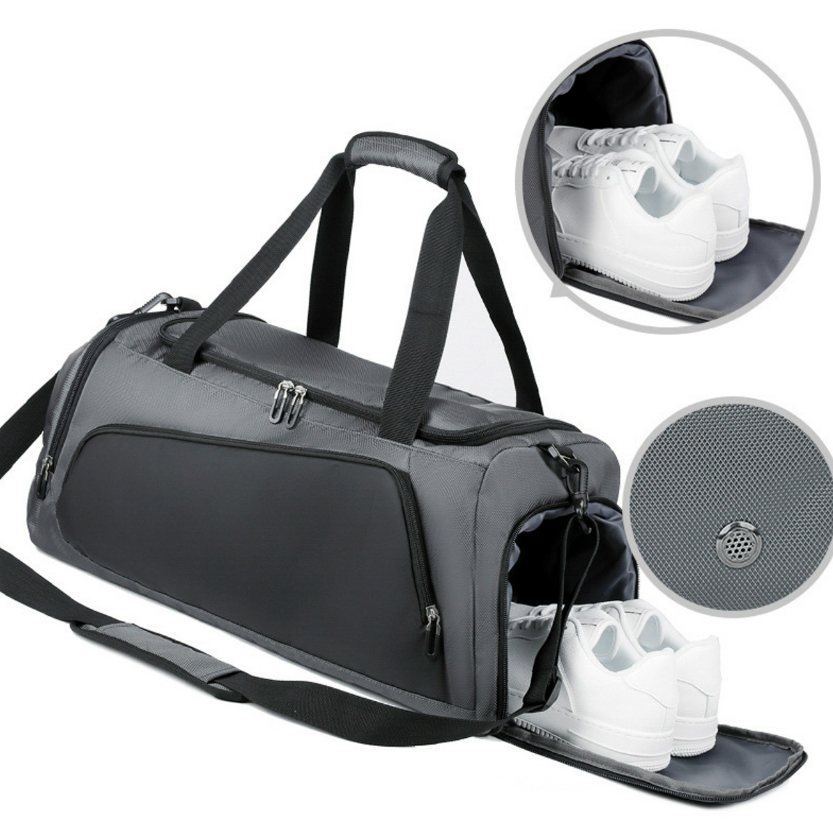 7L Multi-Functional Gym Duffel Bag with Shoe Compartment 8