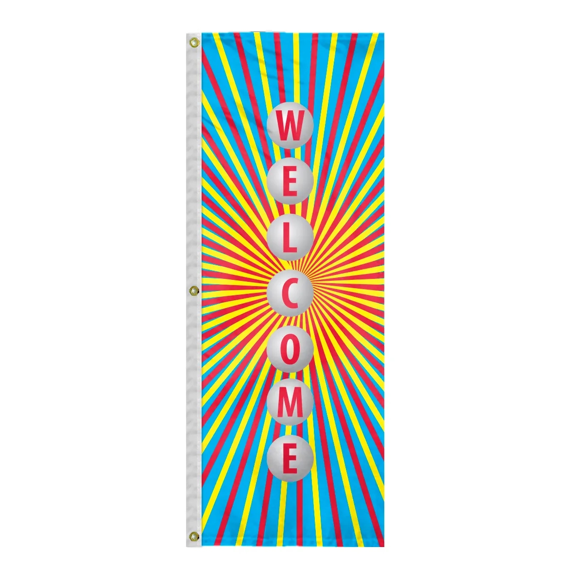 8' x 28" Vertical Limited Edition Design Flag 5