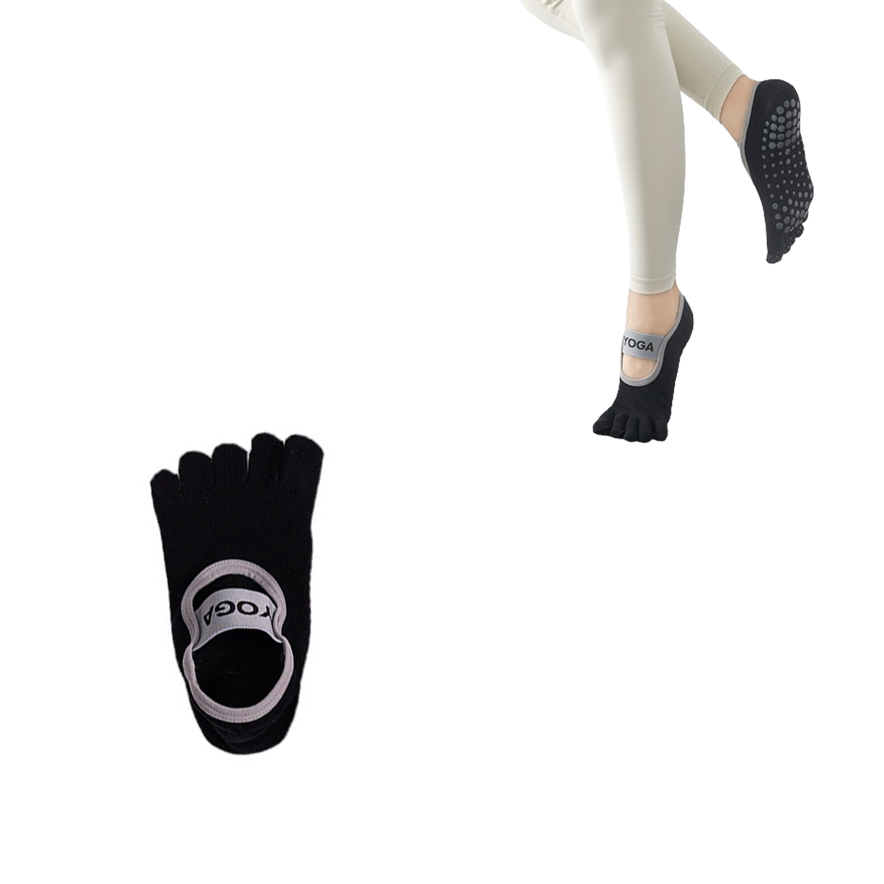 Five Toe Yoga Socks 4