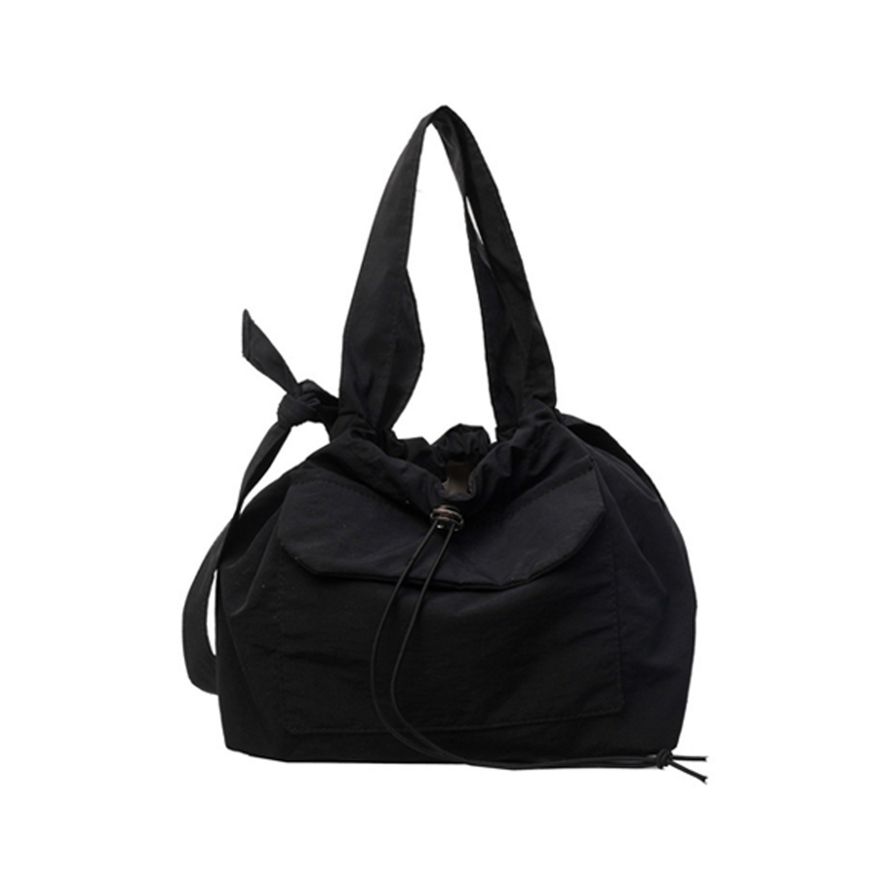 Solid Color Hand Portable Shoulder Bag 2