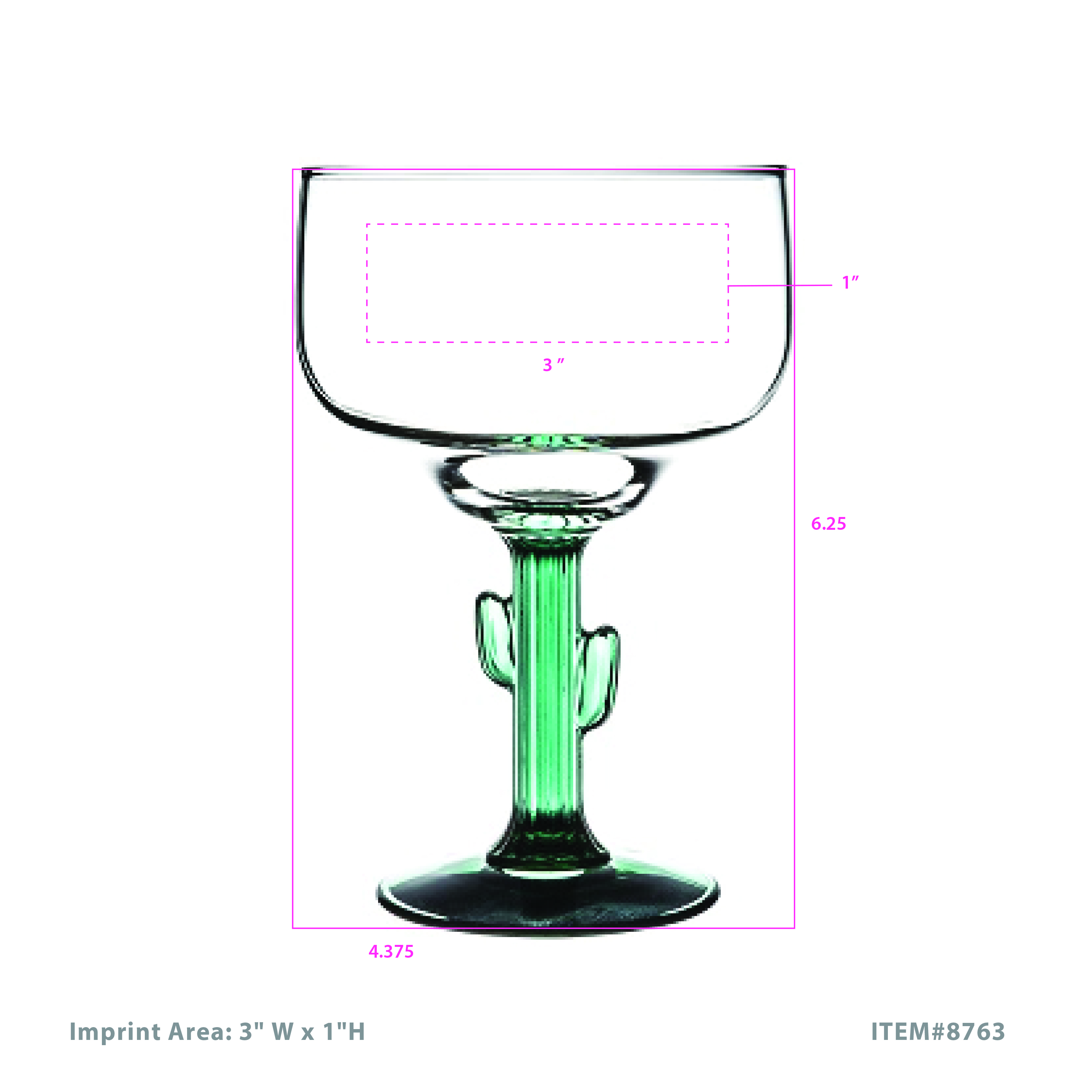 Libbey Cactus Margarita Glass 2