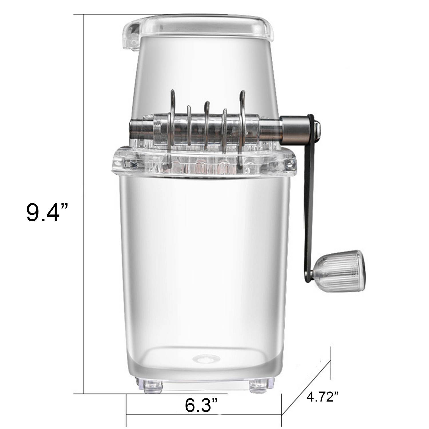 Household Manual Ice Crusher Chopper 4
