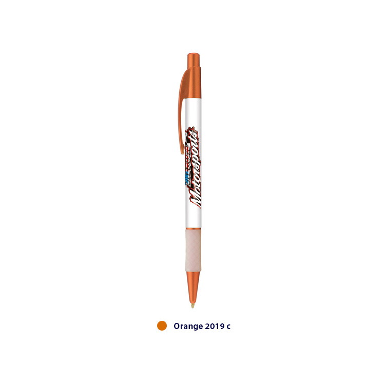 Top Flight Slim Frost Plastic Pen (Full Color Imprint) 7