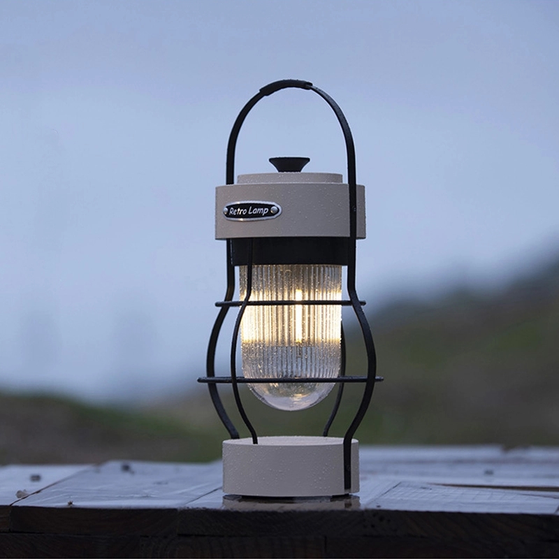 Retro Outdoor Camping Light & Picnic Lantern with Power Bank 3