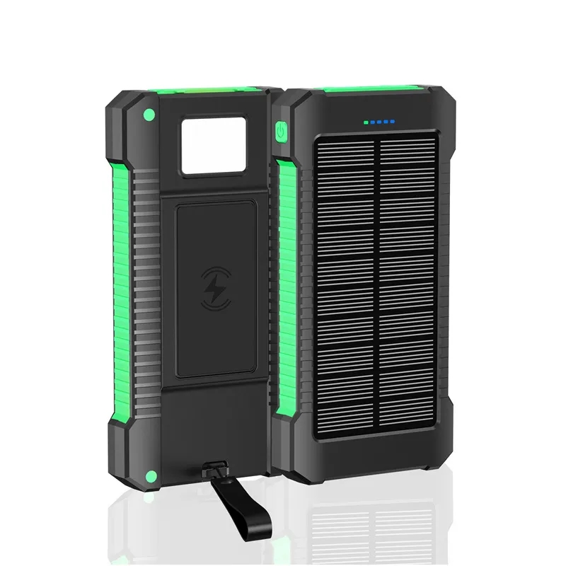 10,000 Mah Solar Wireless Charging Bank 4