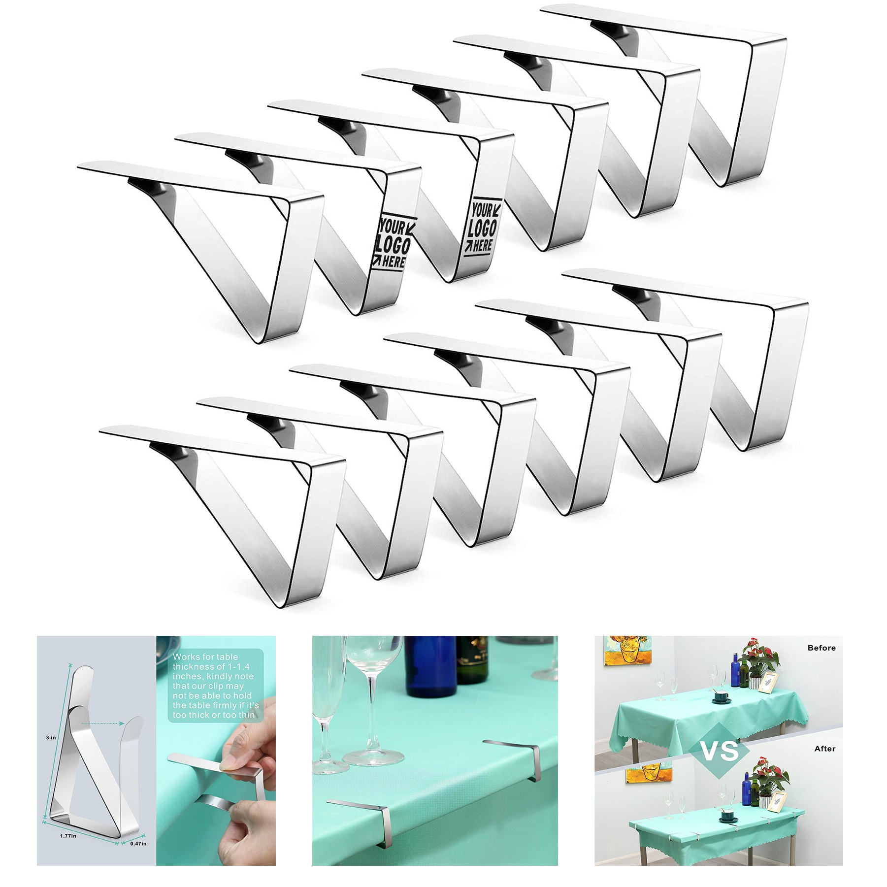Heavy Duty Picnic Table Clips 2