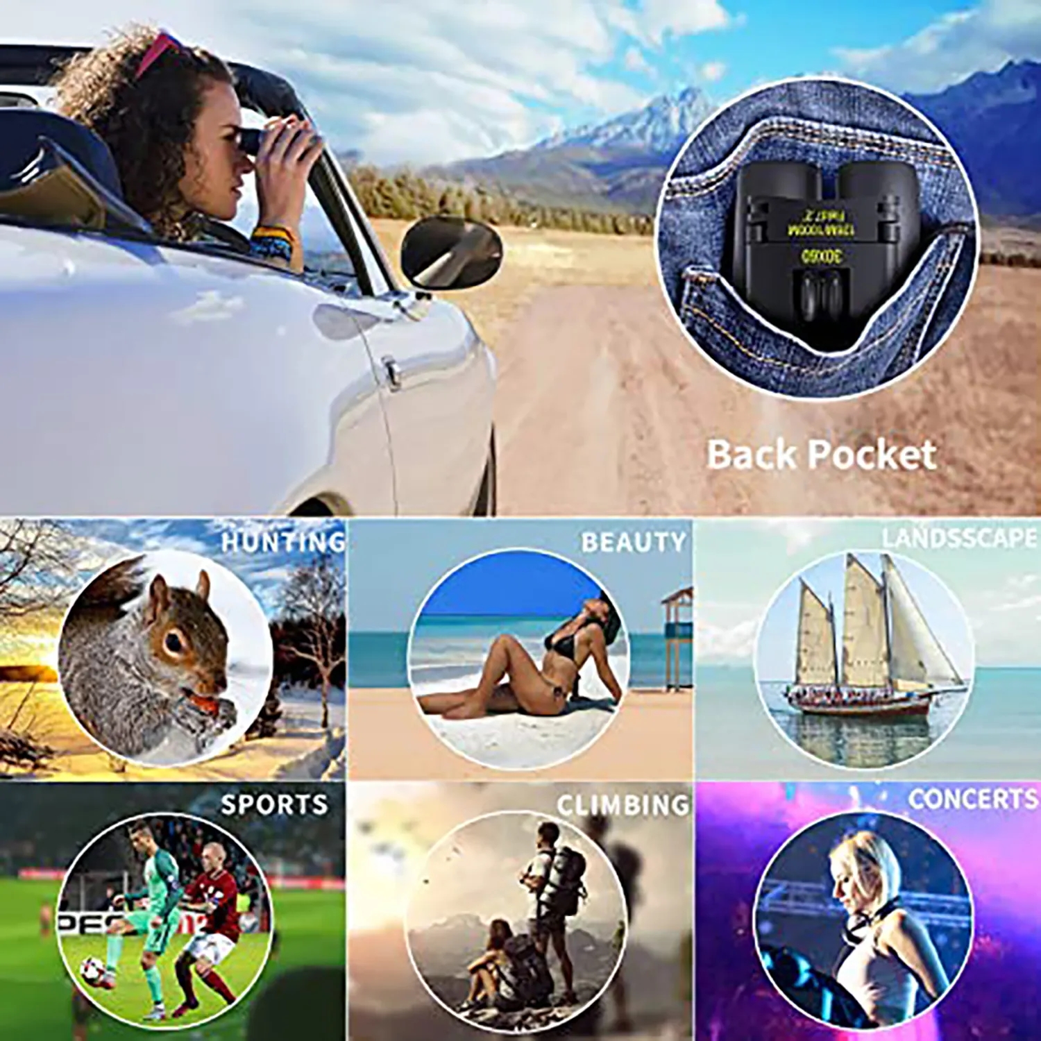 Mini Compact Binoculars 5