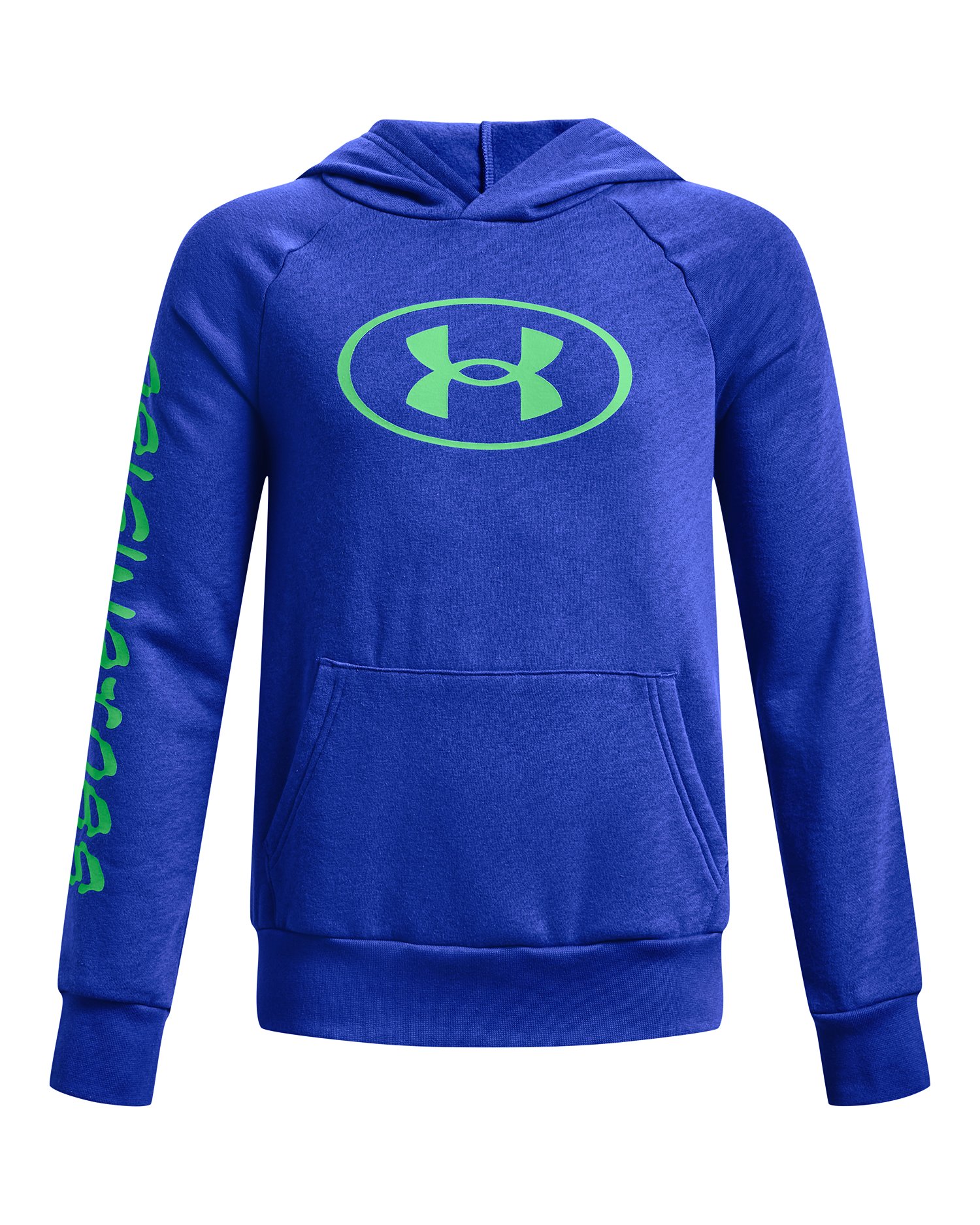 Boys' UA Rival Fleece Wordmark Hoodie  3