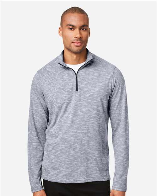 Men's Eclipse Jacquard Quarter-Zip Pullover - NE415 35