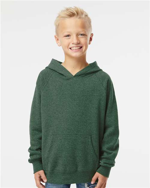 Youth Lightweight Special Blend Raglan Hooded Sweatshirt - PRM15YSB 45