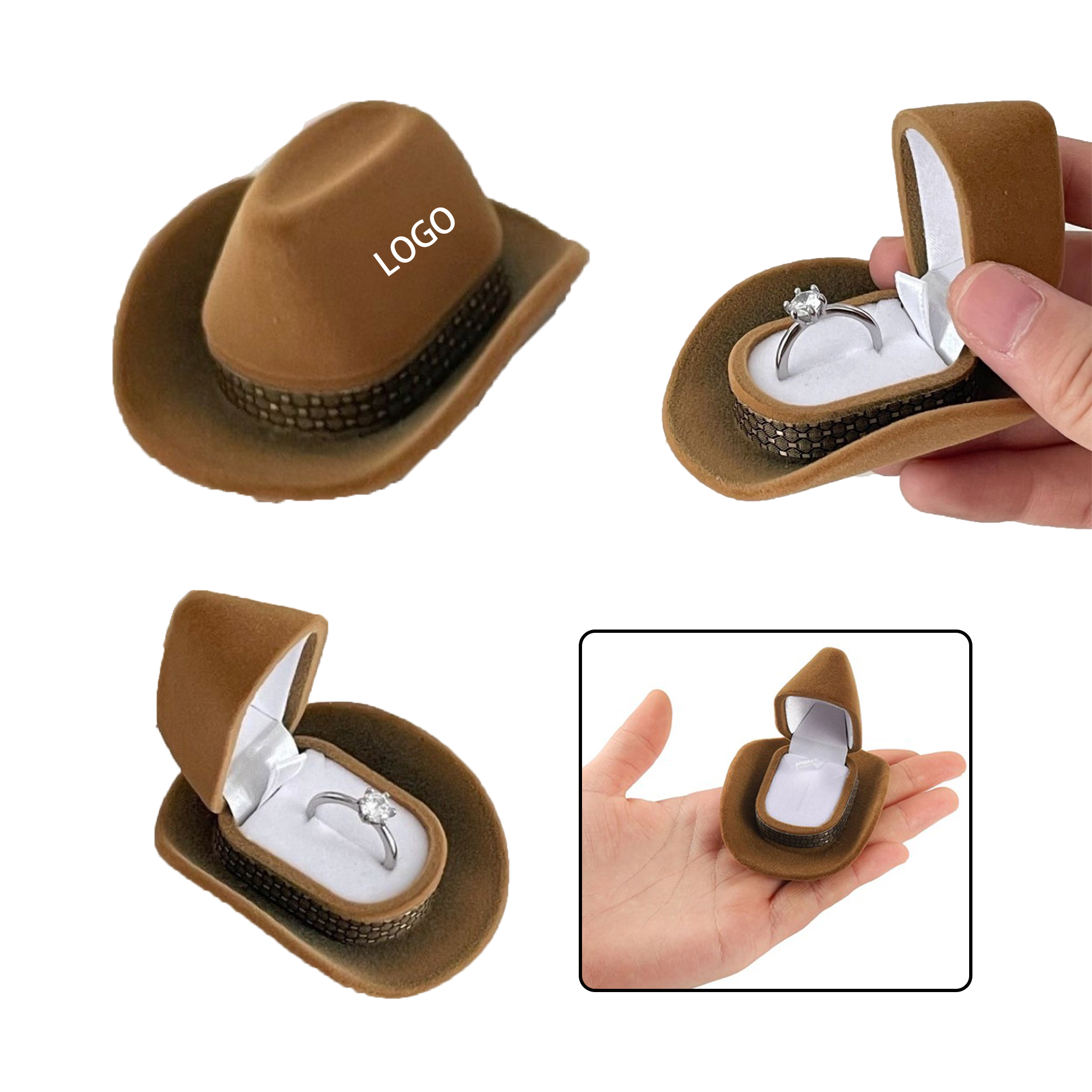Cowboy Hat Ring Box 3
