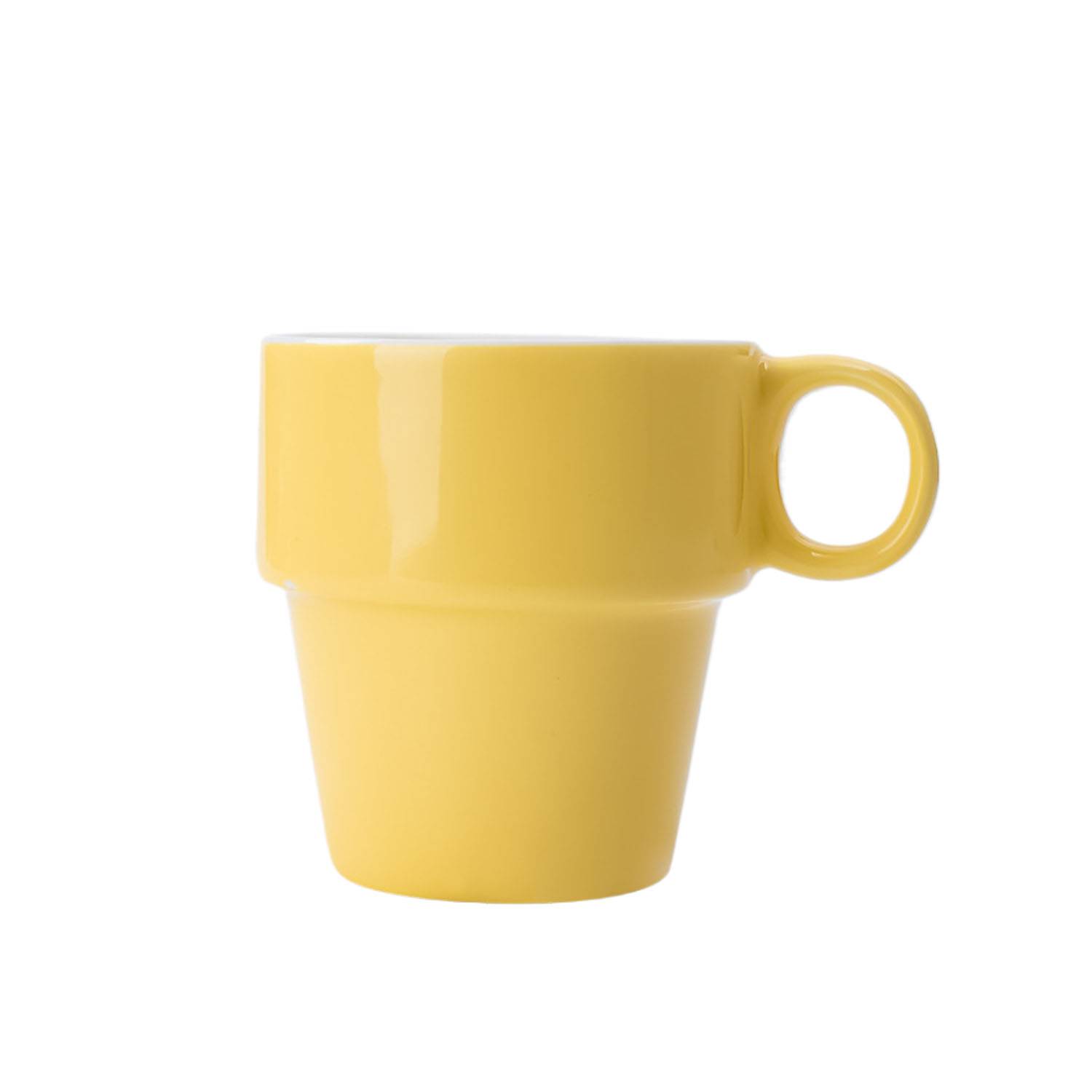 9 oz Stackable Ceramic Coffee Mug 7