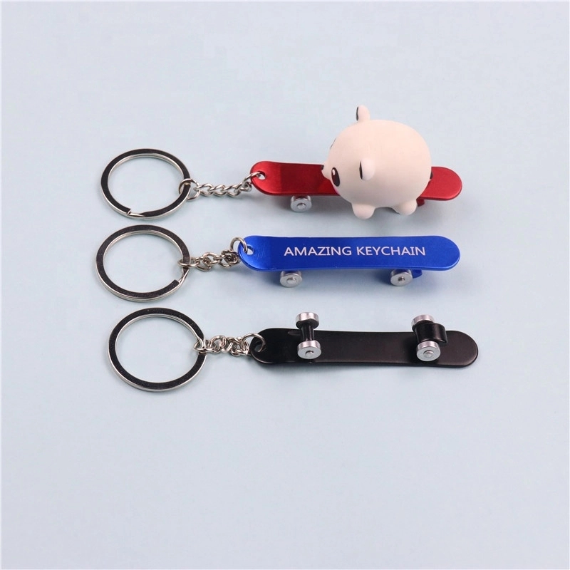 Finger Skateboard Keychain with Opener 1