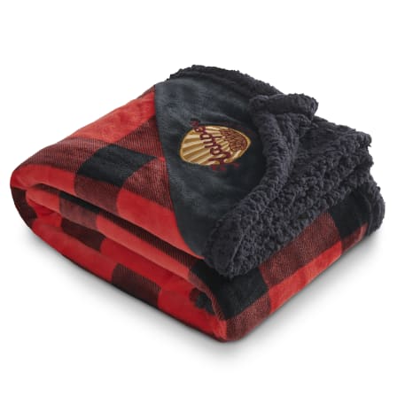 Field & Co.® Buffalo Plaid Sherpa Blanket 5