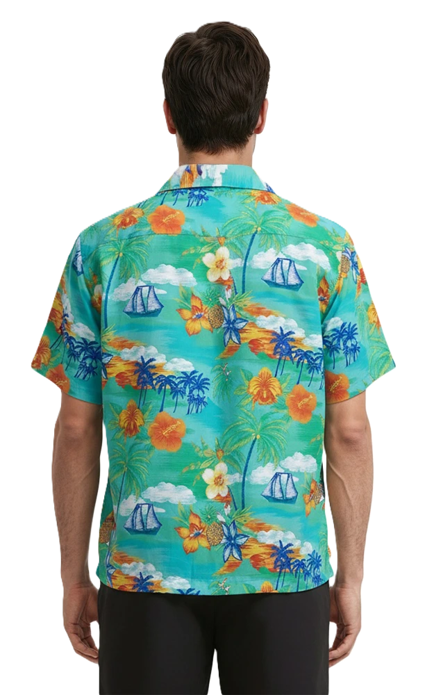 Tropic Print Camp Shirt 6