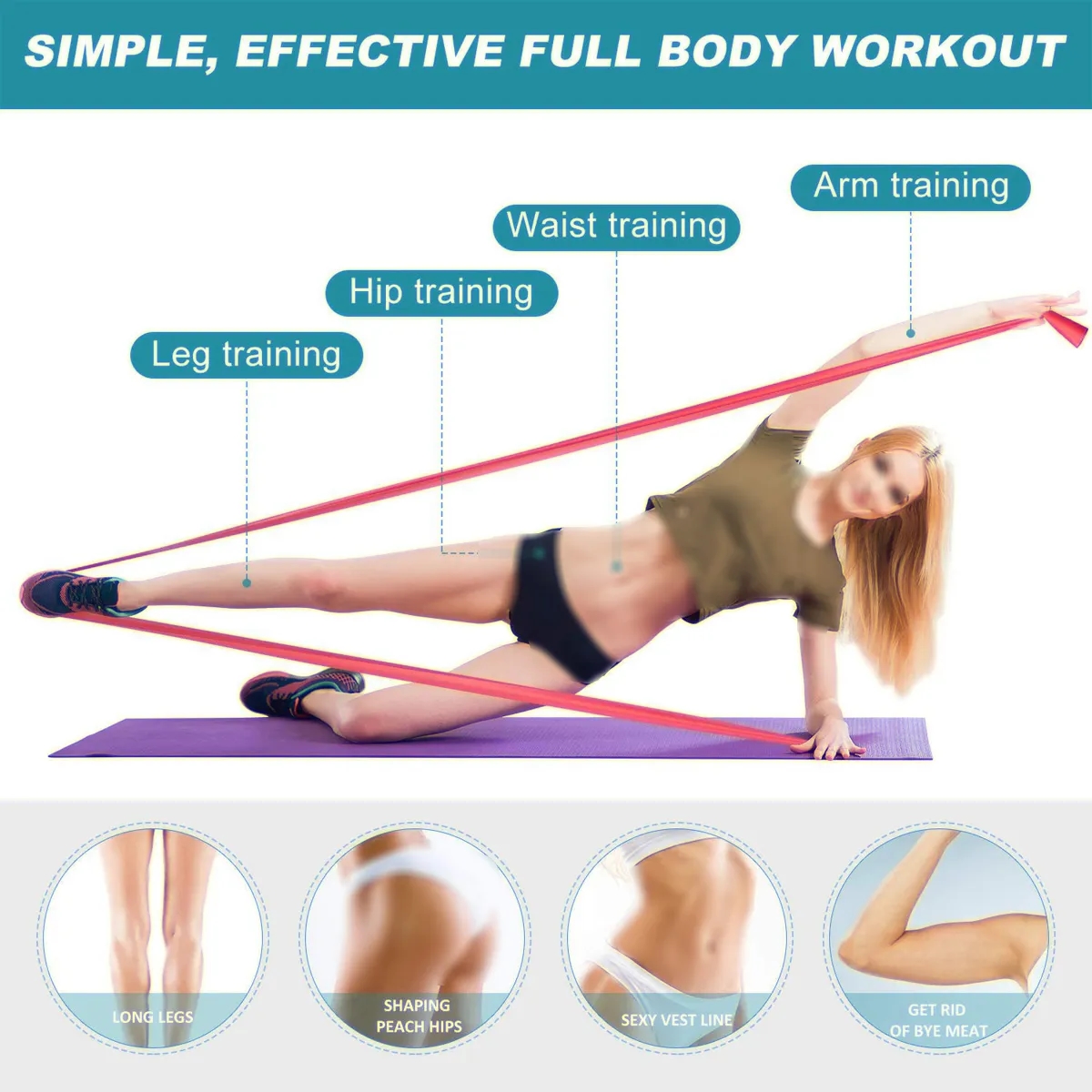 Resistance Bands for Home Gym 2