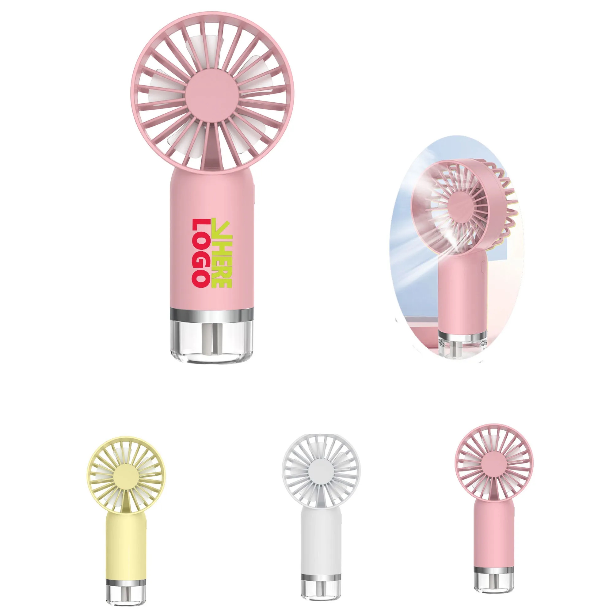 Hand Held USB Rechargeable Fan 2
