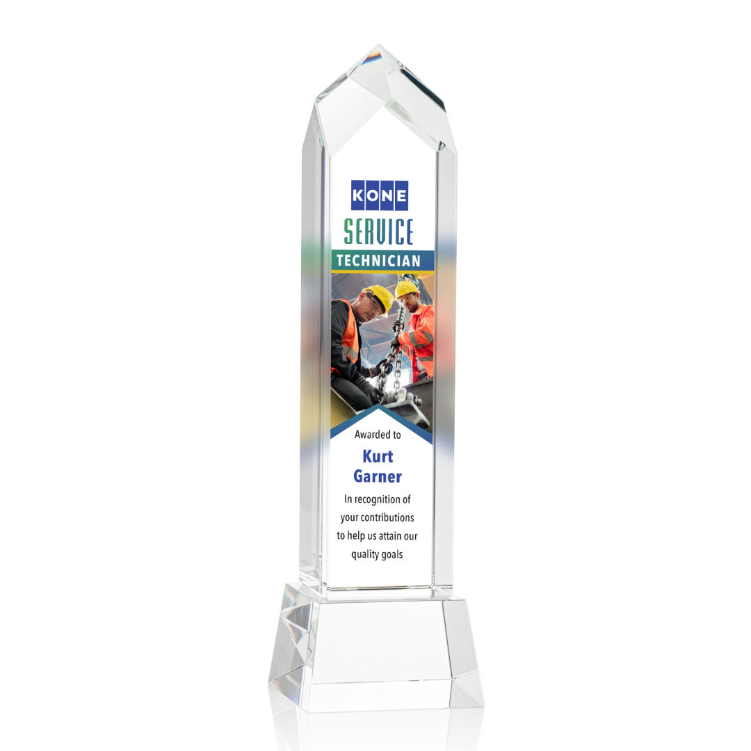 Clarington VividPrint™ Award on Base - Clear 12