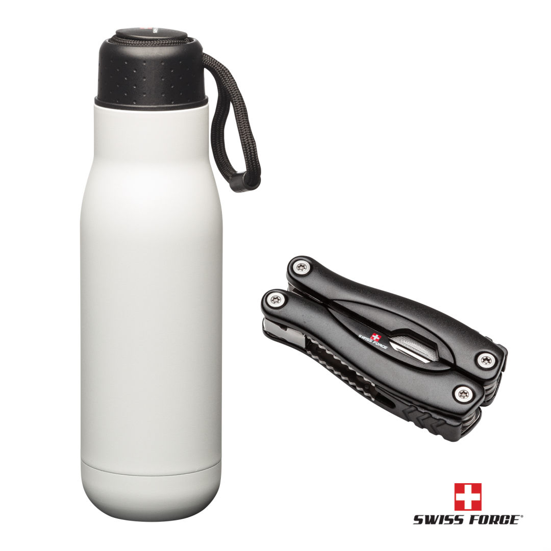Swiss Force® Bonam Bottle & Multi-Tool Gift Set 9