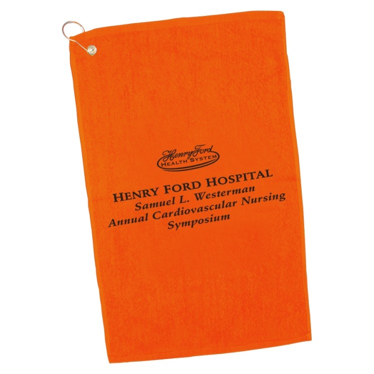 Colored Hand Towel Hemmed 20