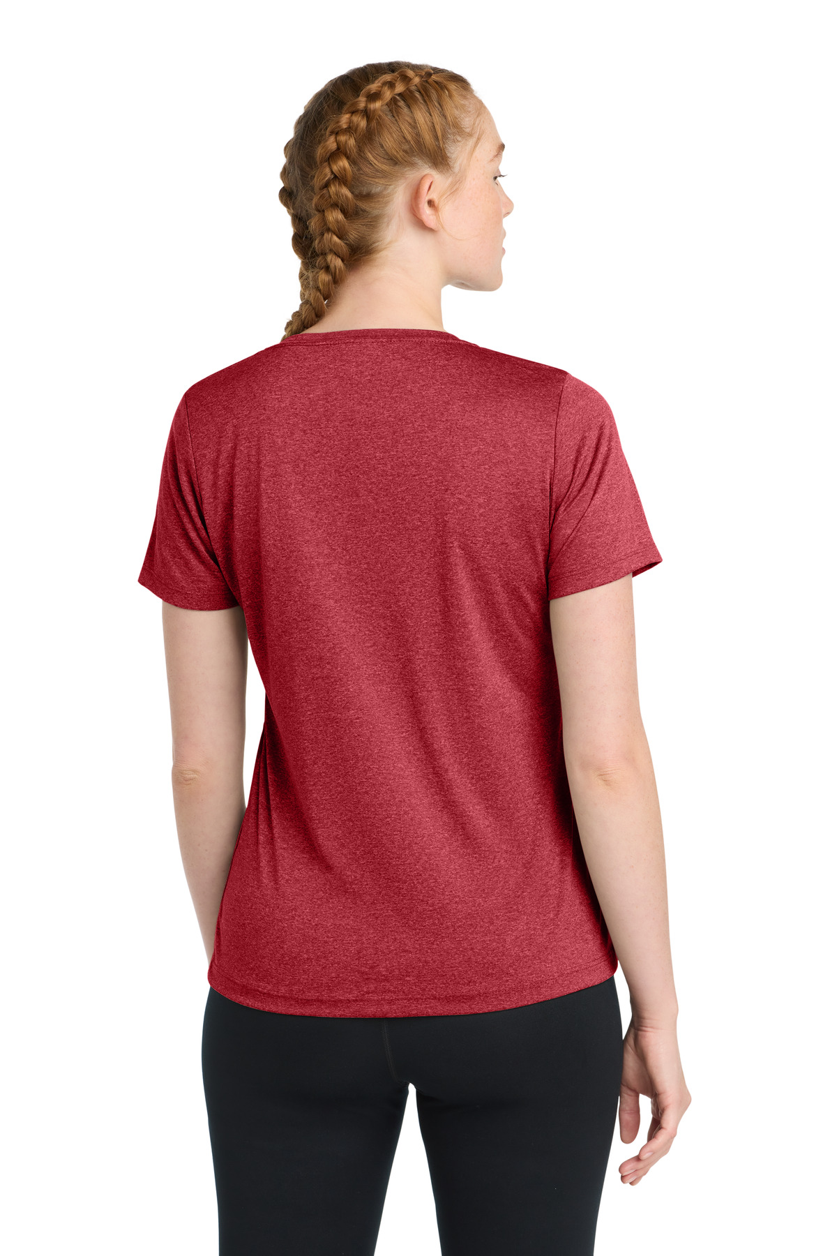 Sport-Tek Women's Heather Contender Scoop Neck Tee. LST360 11