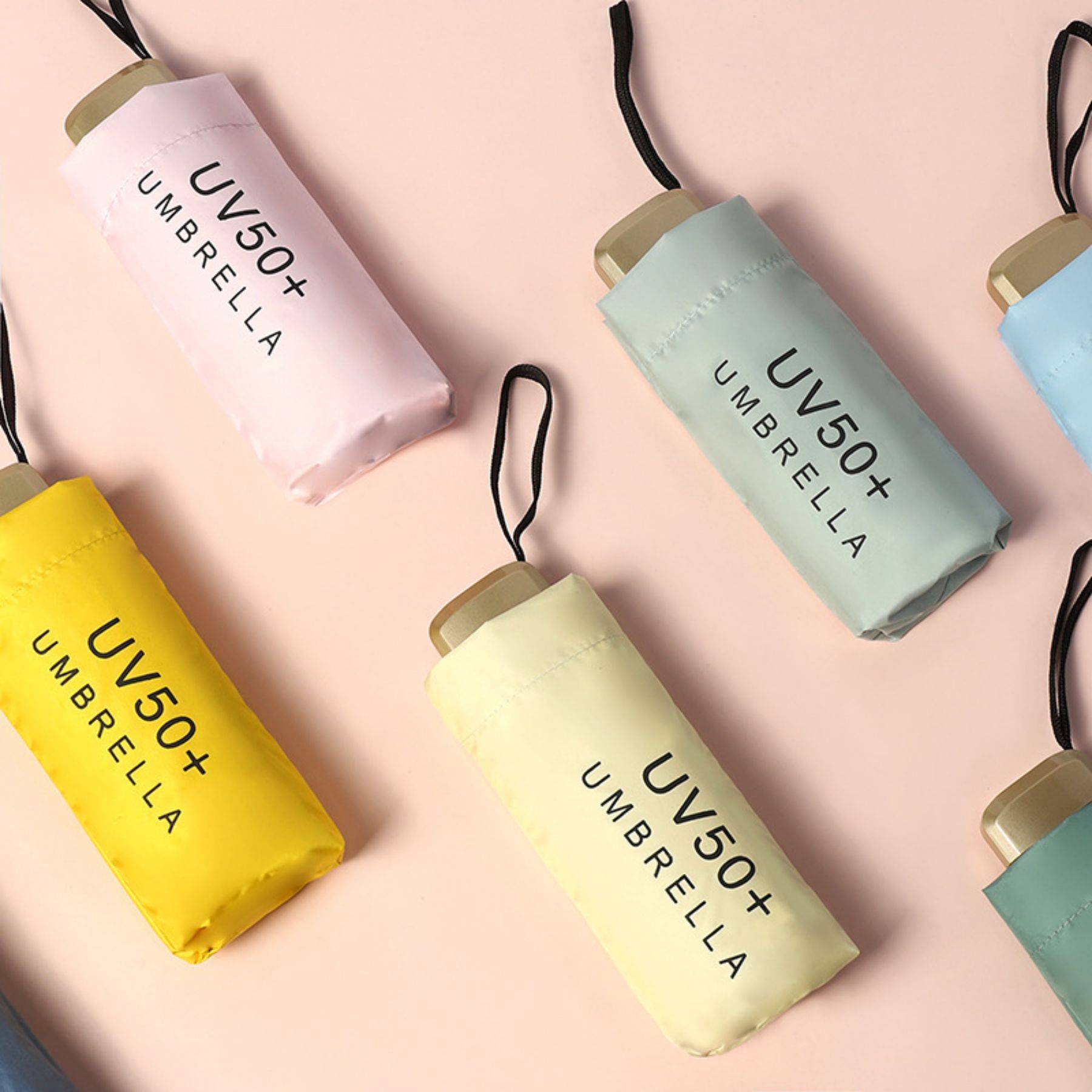 Ultralight mini sunscreen folding umbrella 6
