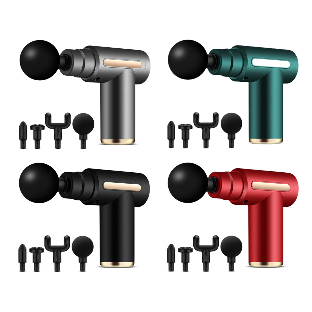 Mini Muscle Massage Gun with 4 Heads for Deep Tissue Relief 2