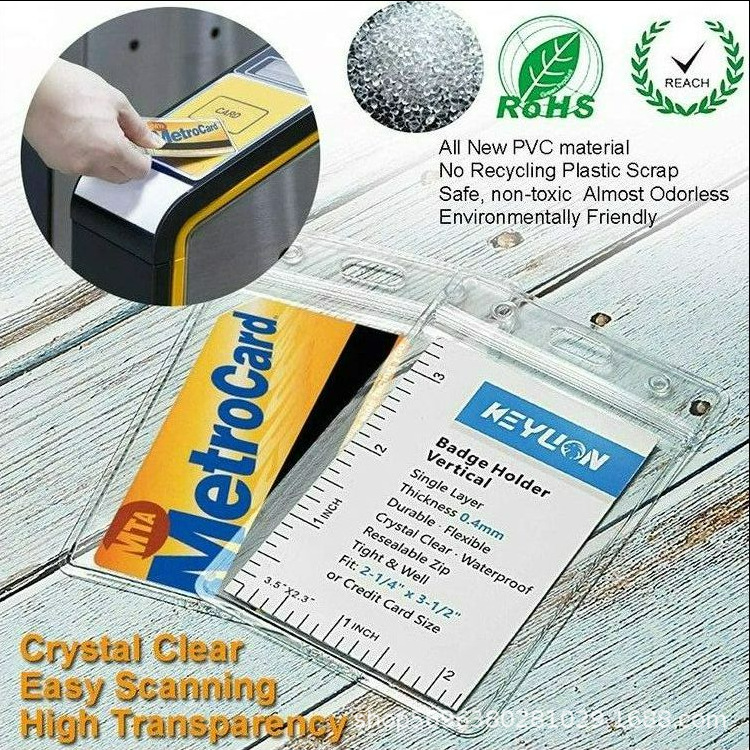 Fast Seal Vertical ID Badge Holders 3