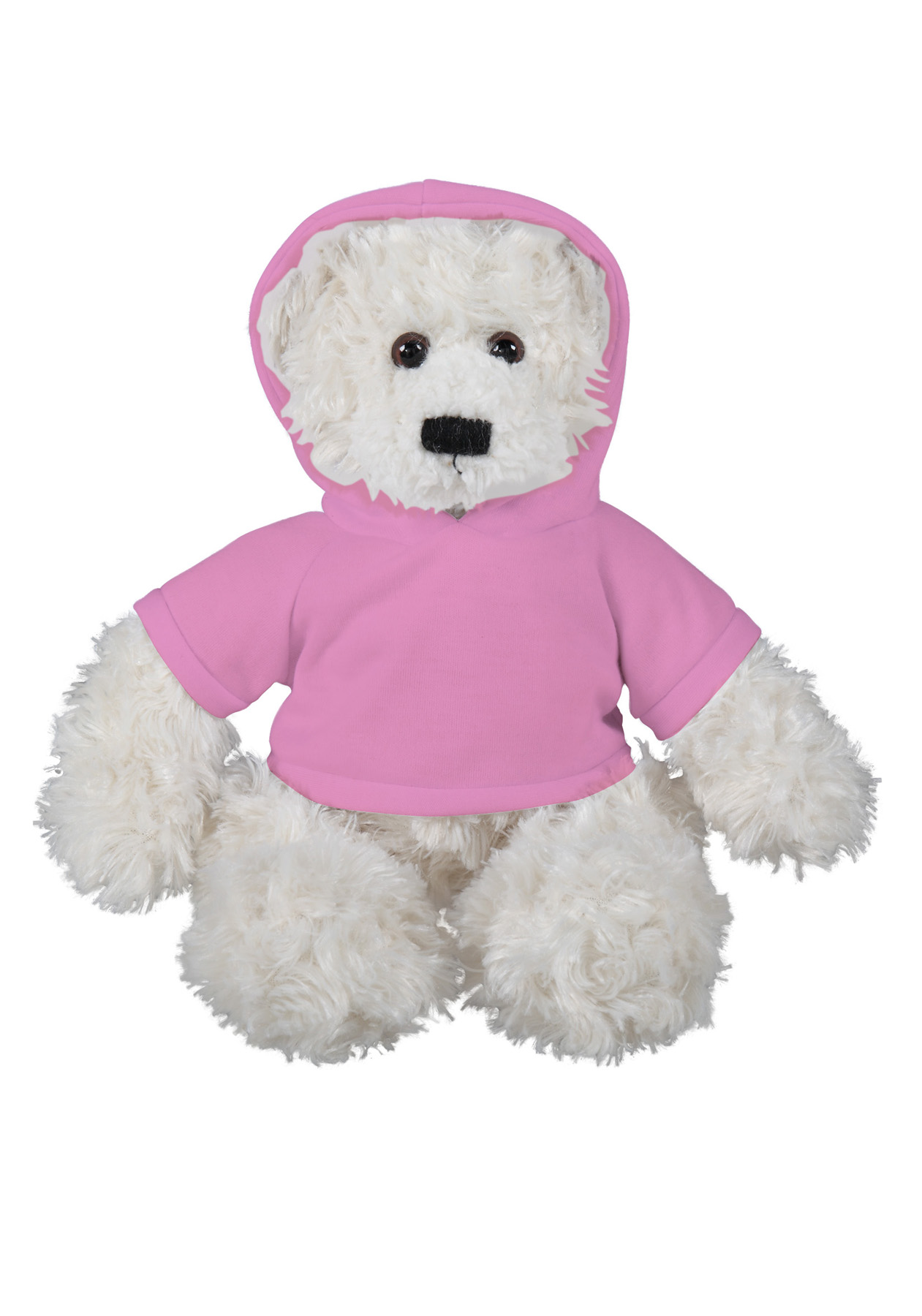 soft plush Cream Brandon Bear with hoodie 5