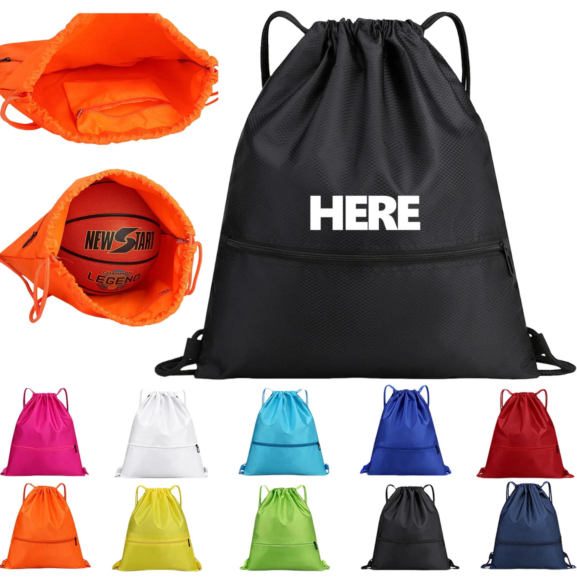 Drawstring Backpack Bag 8