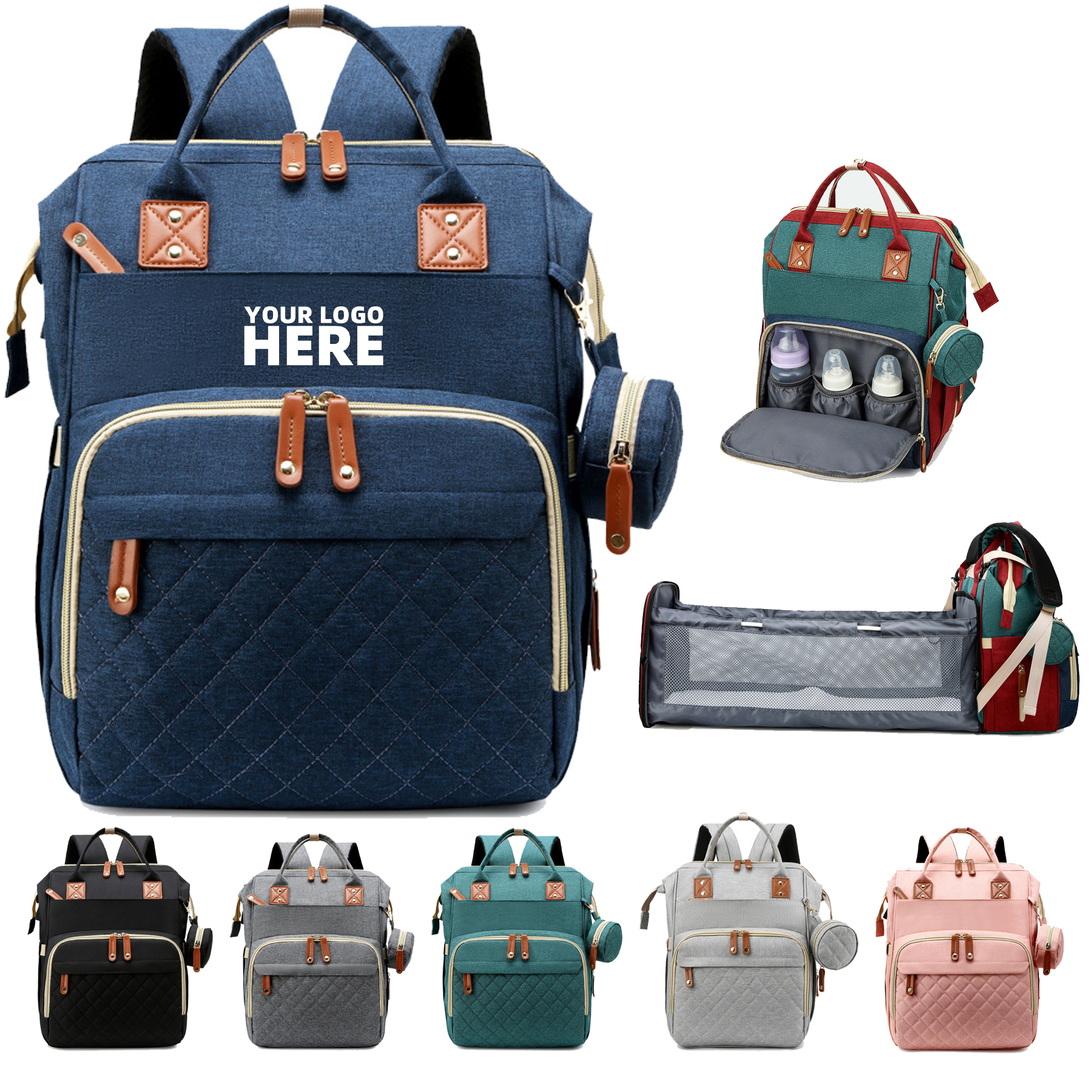Diaper Bag Backpack With Changing Station 2