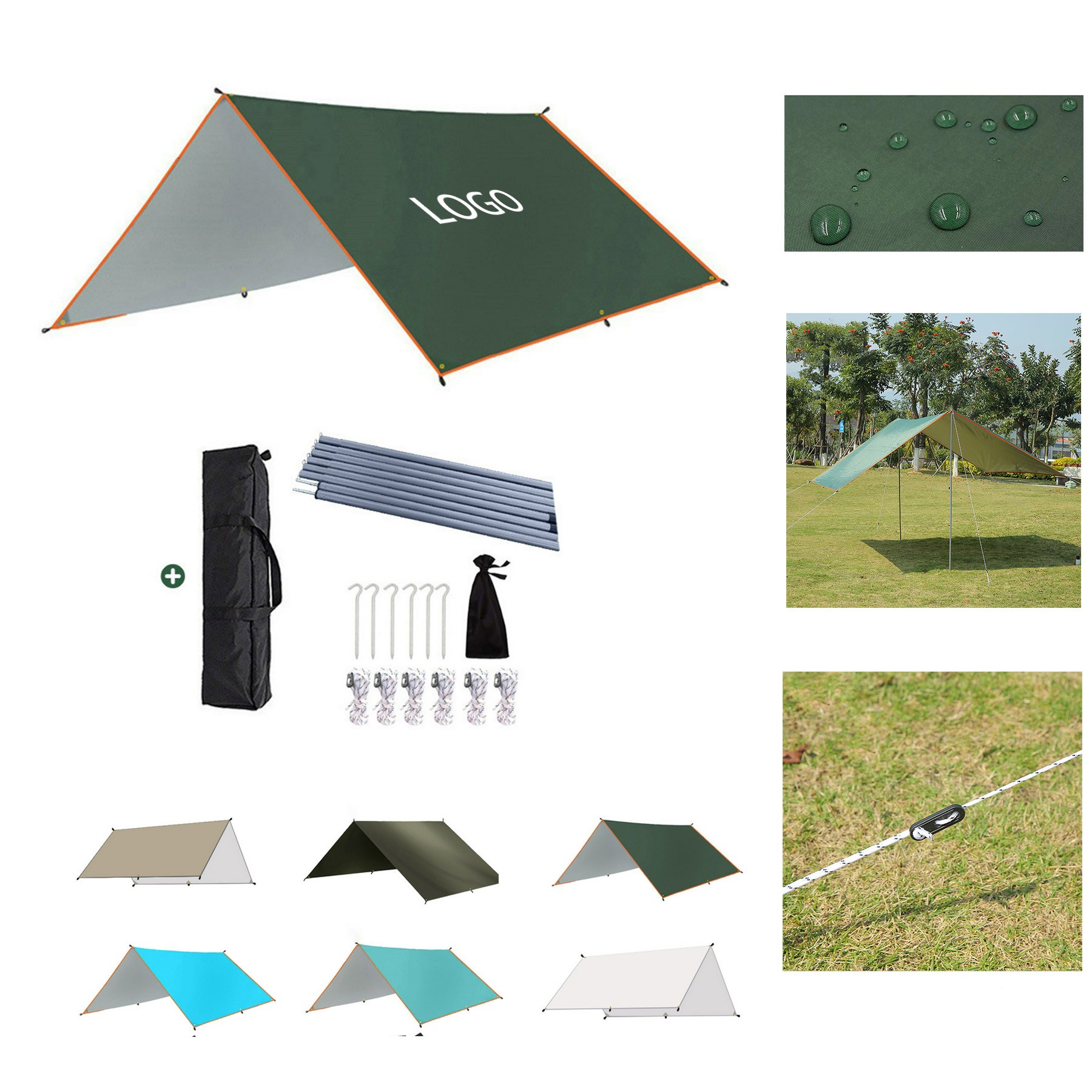 Waterproof Tent Tarp 2