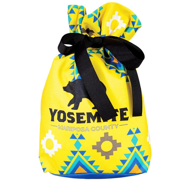 Small Top Tie Cinch Gift Bag Full Color Sewn in the USA 12