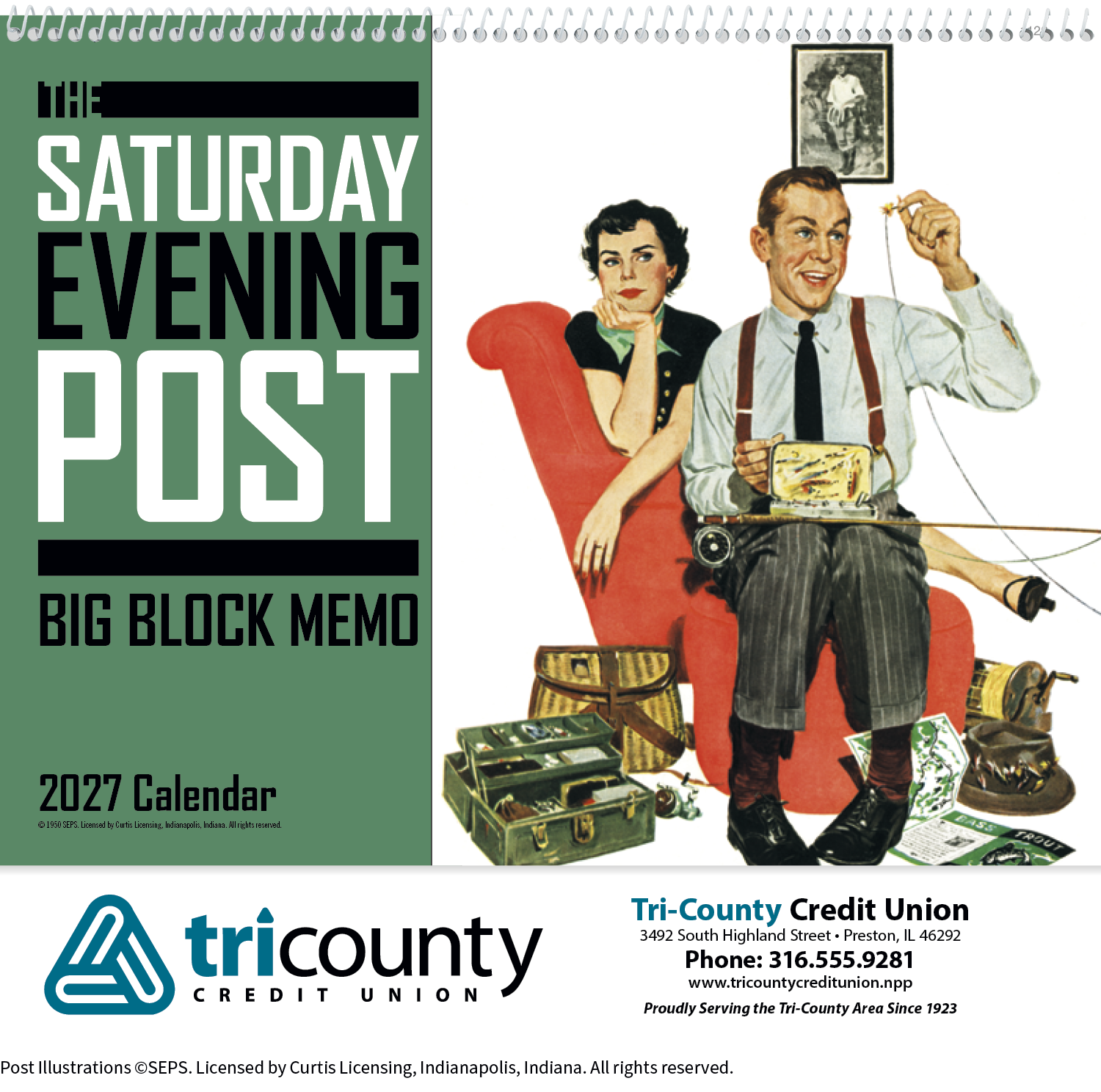 Triumph® Calendars Big Block Memo 29
