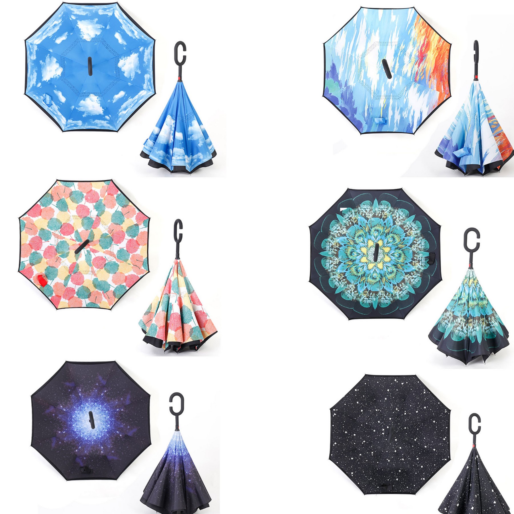 Inverted Reverse Upside Down Umbrella 2