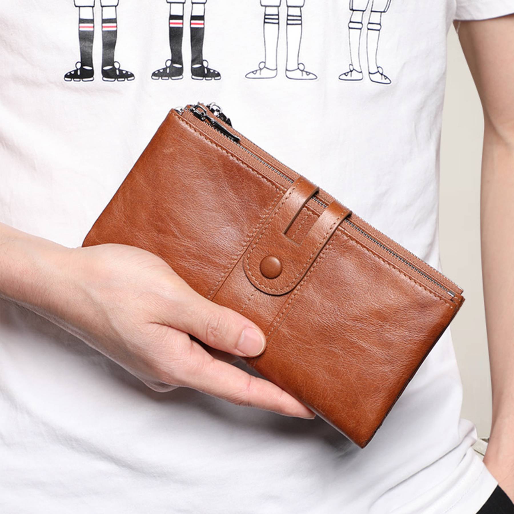 Large Leather Women Wallet 4