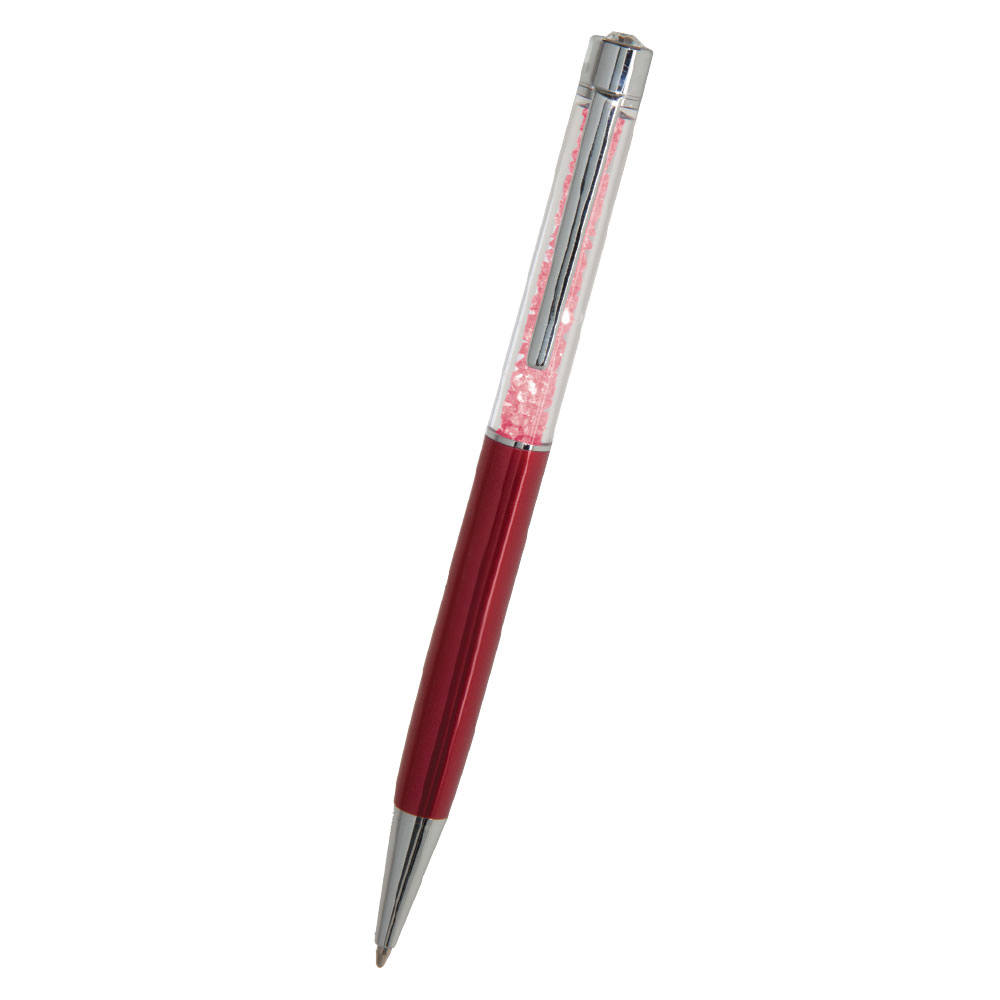 Cygnet Slender Crystal Brass Ballpoint Pen 8