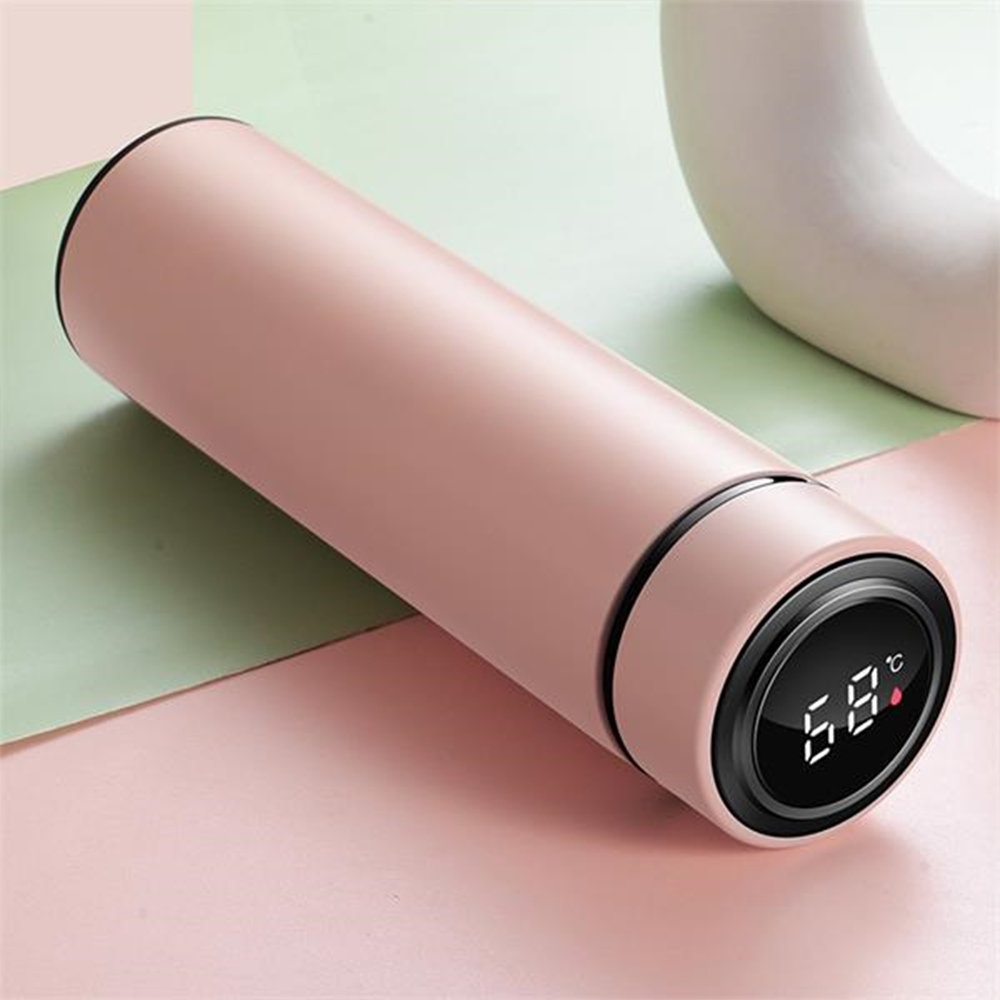 Water Bottle with LED Temperature Display 2