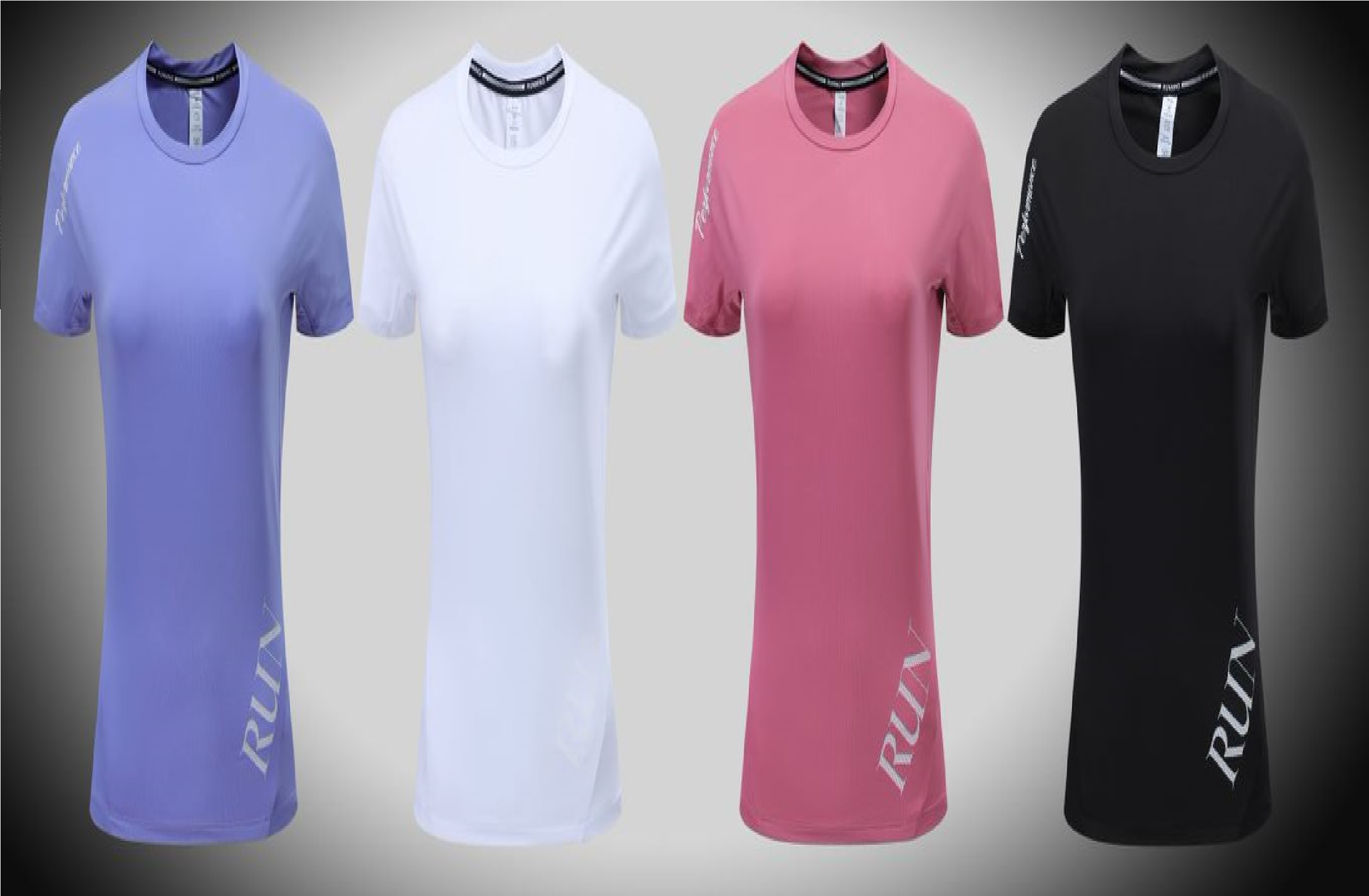 Women's Running Short Sleeve T-Shirt - Stock Style 4 1