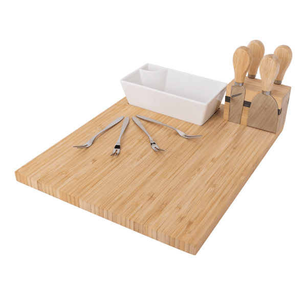 Charcuterie Board with Bowl, Utensils, and Forks 8