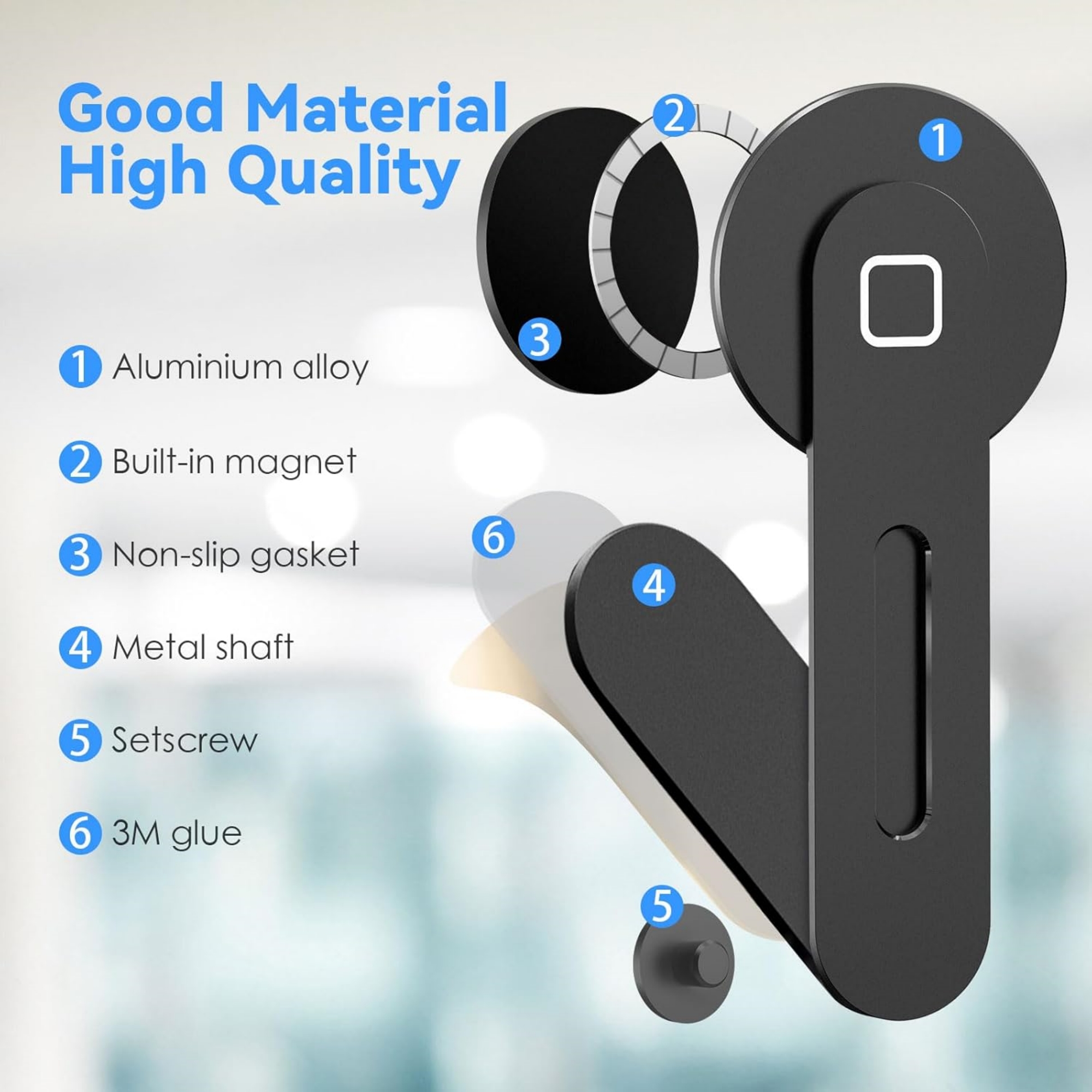 Slim Magnetic Phone Holder 3