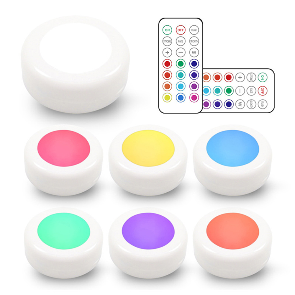 Adjustable remote control household kitchen bedroom cabinet 13 colors lamp RGB night light LED light 6