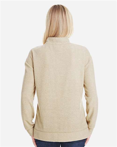 Women's Weekend Terry Mock Neck Pullover - 8428 3