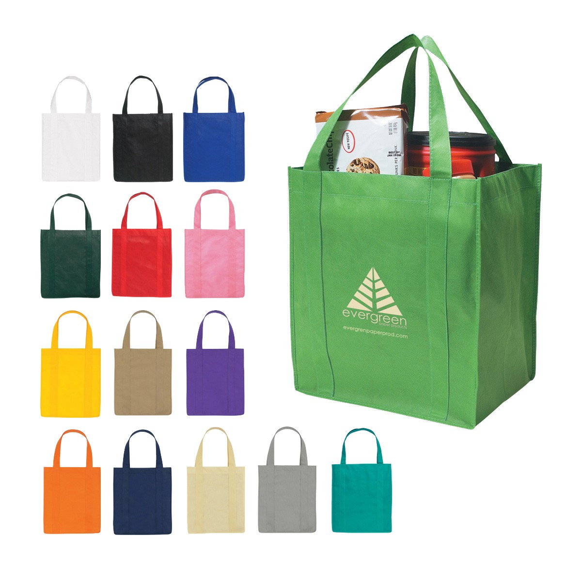 Non-woven Shopper & Grocery Tote Bag 11