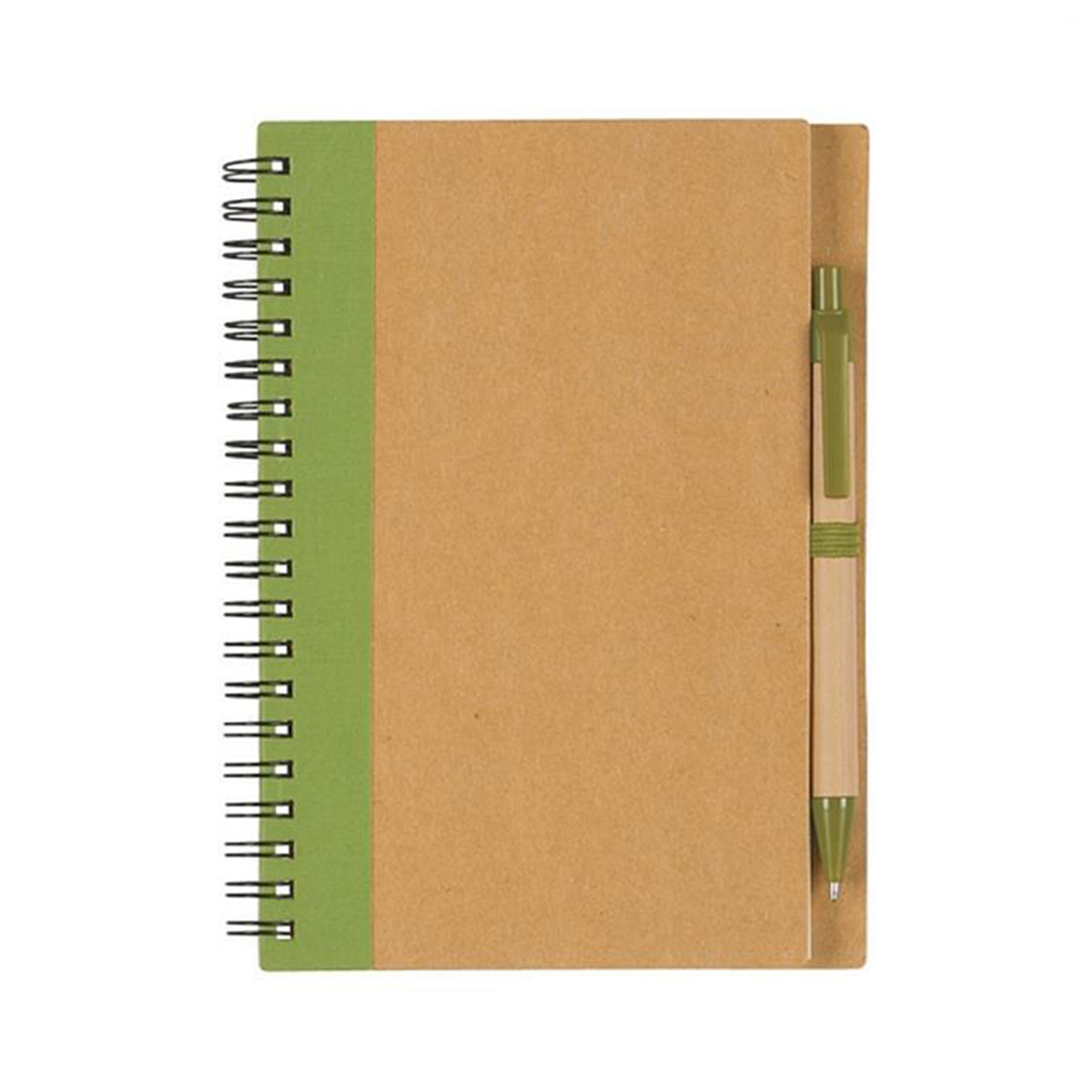 Recycled Spiral Notebook With Pen 8
