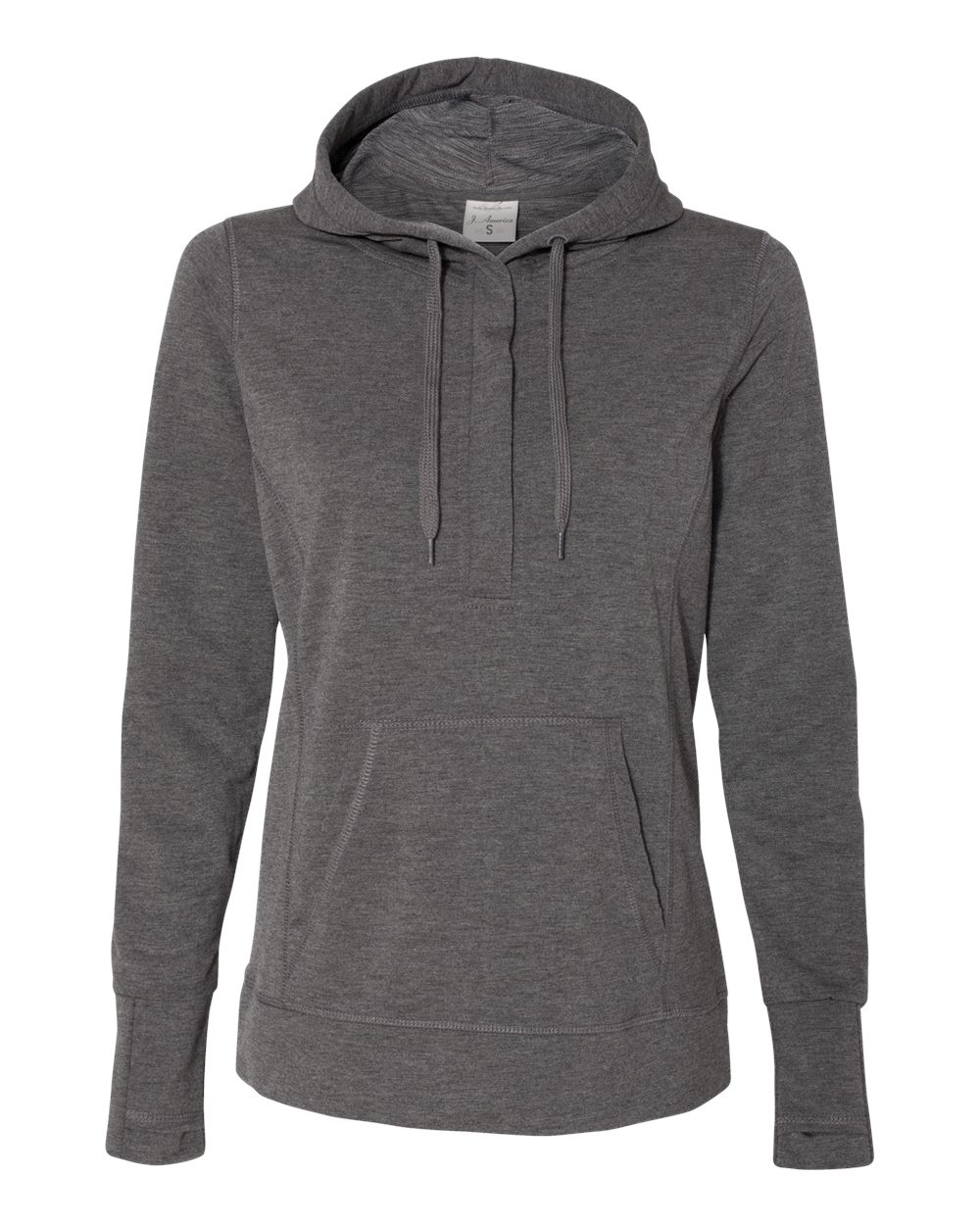 Women's Omega Stretch Snap-Placket Hooded Sweatshirt - 8431 13