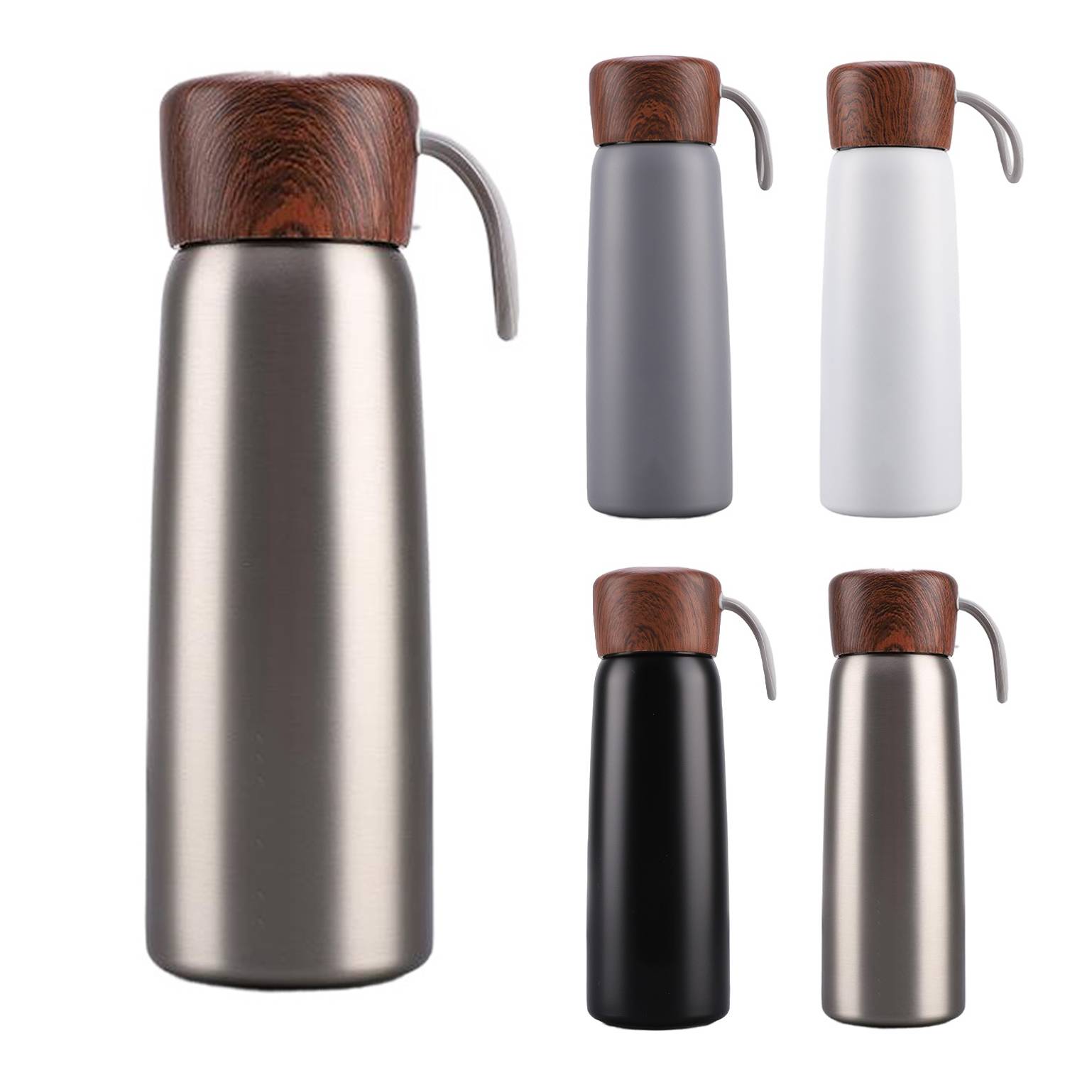17oz Wooden Lid Thermos Cup 5