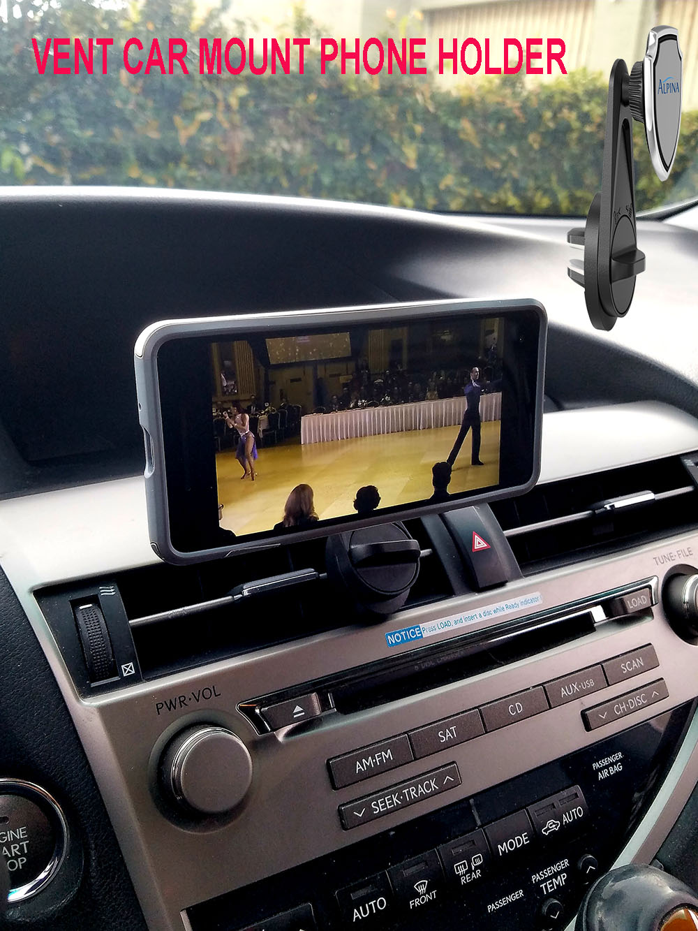 VENT CAR MOUNT PHONE HOLDER 2